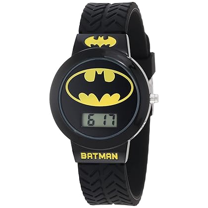 Accutime Kids Batman Digital Quartz Watch for Boys, Girls & Adults All Ages