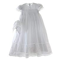 Feltman Brothers Girls Pearl Embroidery Special Occasion Gown Set