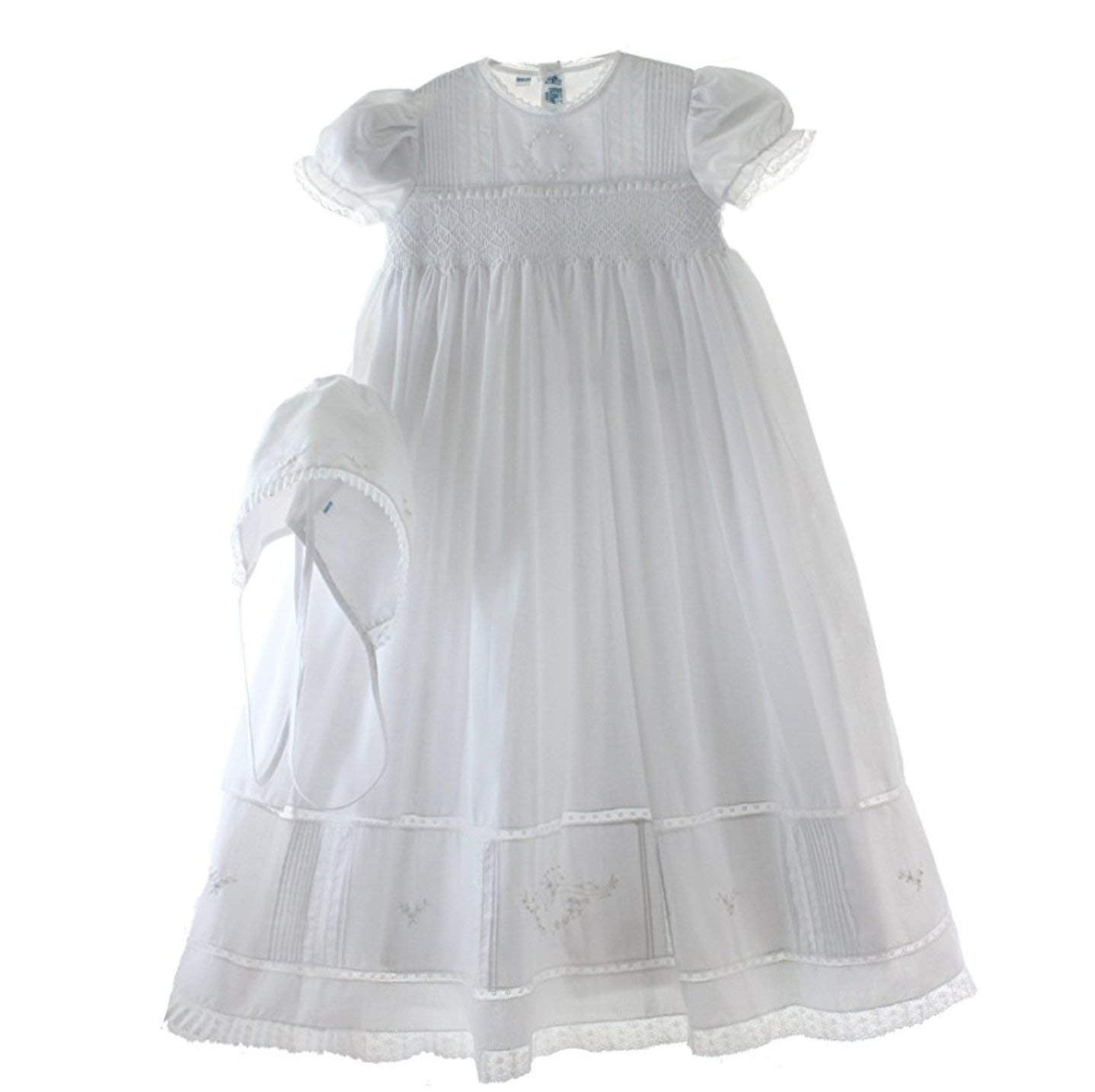 Feltman Brothers Girls Pearl Embroidery Special Occasion Gown Set