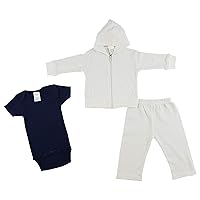 bambini Infant Sweatshirt, Onezie and Pants - 3 Pc Set
