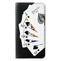RW1078 Poker Royal Straight Flush PU Leather Flip Case Cover for Google Pixel 8 pro
