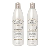 Il Salone Milano Professional Glorious Shampoo (16.9 oz) and Conditioner (16.9 oz) - Nourishes Dull, Dry Hair - Delivers Renewed Vitality with Chestnut & Rice Extract - Salon-Quality Hair Care