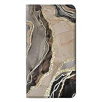 RW3700 Marble Gold Graphic Printed PU Leather Flip Case Cover for Samsung Galaxy S24 Plus