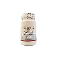 LifeLink's Colloidal Trace Minerals | 100 capsules | Multi-Mineral Supplement | Gluten Free & Non-GMO | Made in the USA