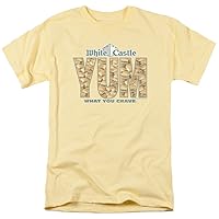 Trevco Men's White Castle Want Me Heather Adult T-Shirt