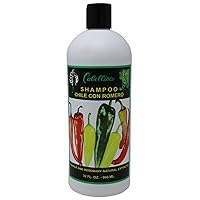 Cabellina Chile con Romero Shampoo, Cleans and Refresh, 32 FL OZ, Bottle,Green