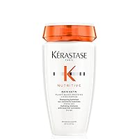 Nutritive Bain Satin Shampoo | Gently Cleanses & Replenishes Moisture for Soft, Shiny Hair | With Plant-Based Proteins & Niacinamide | For Fine to Medium Dry Hair