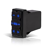 BOSS Audio Systems BPS1RS Carling Rocker Switch – Receives Audio Via Bluetooth and 3.5 mm Jack Directly to an Amplifier. Best for ATV/UTV. Also Marine, RV, Trucking, Emergency Vehicle Industries