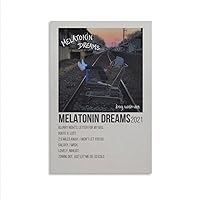 Xnzmyld MELATONIN DREAMS by BoyWithUke Canvas Poster Hanging Wall Decoration Print Picture Painting Office Decoration Gift Unframe-style 16x24inch(40x60cm)