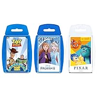 Top Trumps Disney Movie Magic Bundle Card Game, Play with Elsa, Anna, Woody, Buzz, Sulley and Nemo, Gift for Ages 8 Plus