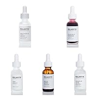 ROLANYIN Niacinamide 10% + Zinc 1% Serum AND Retinol 1% in Squalane AND Peeling Solution AHA 30% + BHA 2% Exfoliating Facial AND 
