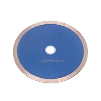 7 Inch 180 mm Sintering Continuous Rim Diamond Saw Blade Cutting Wheel for Jewelry, Glass, Amber, Crystal, 4/5