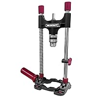 Milescraft 1318 DrillMate Portable Drillling Guide – Precision Drilling Jig Attachment for Drilling Angled or Straight Holes, Adjustable Drill Guide Attachment, Portable Drill Press with 3/8” Chuck