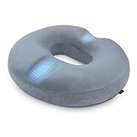 HOMCA Donut Pillow for Tailbone Pain, Hemorrhoid Pillows for Sitting After Surgery, Memory Foam Coccyx Cushion for Postpartum Pregnancy, Car Seat Office Chair Cushion for Pressure Relief