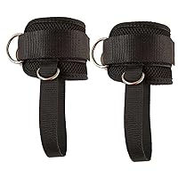 BESTOYARD 2Pcs Ankle Dumbbell Straps Dumbbell Ankle Strap Fitness Accessories Weightlifting Ankle Straps Stretching Equipment Cable Machine Polyester Ankle Buckle Strap Sticky Ankle Strap