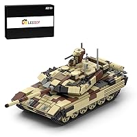 Tank Building Kit, WW2 Military Panzer Building Blocks and Engineering Toy, Adult Collectible Model Tanks Kits to Build (1380PCS)
