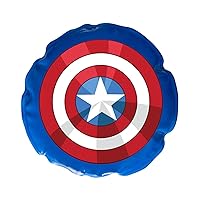 Chattanooga Reusable Round Gel Cold Ice Pack - Captain America - Featuring Marvel for Kids & Children - Designs for Injuries - Cold Therapy