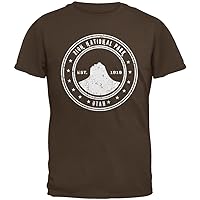 Zion National Park Brown Adult T-Shirt - Large