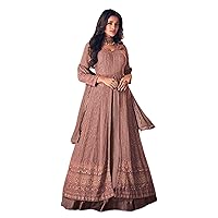 Ready to wear Ethnic Designer Diwali trendy Long Indian Georgette Anarkali Dress 1107