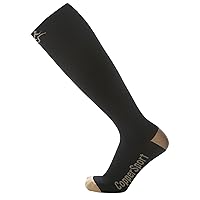 Copper Compression Socks - Suitable for Athletics, Tennis, Golf, Basketball, Sports, Weightlifting, Joint Pain Relief, Injury Recovery (One Pair)