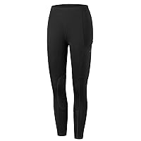 Willit Girls Horse Riding Pants Tights Kids Equestrian Breeches Knee-Patch Youth Schooling Tights Zipper Pockets