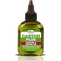 Difeel Premium Castor Plus Argan - Pro-Growth + Hydrating Premium Hair Oil 2.5 oz.