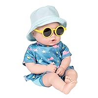 ADORA Beach Baby Doll Sunny, 13 inch Beach Toy with Sun Activated Freckles & Rosy Cheeks