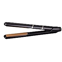 Cricket Ultra Smooth Professional Hair Styling Iron with Argan Oil and Keratin Protein Infused Ceramic Coated Plates High Power Fast Heat Hair Straightener Styling Tool, Black