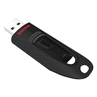 SanDisk Ultra USB 3.0 flash drive 256 GB (SecureAccess software, password protection, transfer speed of up to 130 MB/s).