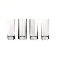Luigi Bormioli Bach 16.25 oz. Beverage/Hiball/Glass, Set of 4, 4 Count (Pack of 1), Clear