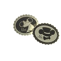 Disney's Wedding Ear Hats - 2 Pin Set