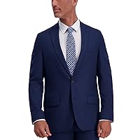 HAGGAR Mens Premium Slim Fit Solid and Heathered Suit Separate Jackets