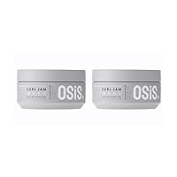 OSiS+ Curl Jam Moisturizing Defining Curl Hair Gel 10.1 oz | Non-Stiff | Non-Crunchy | All Curly Types, 2-Pack