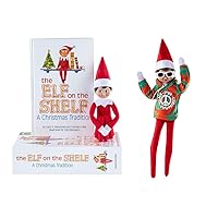 Elf on the Shelf Scout Boy (Blue Eyed Boy) with Claus Couture Collection Groovy Greetings Hoodie