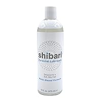 Shibari Water-Based Lubricant, Premium Personal Lube for Women, Men, and Couples, 16 fl oz
