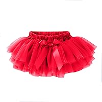 Infant Newborn Baby Girls Soft Fluffy Tutu Skirt Shorts Solid Bowknot Patchwork Party Carnival Girls Dress with