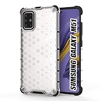 Back Case for REALME 9 PRO Honeycomb Soft Silicone Phone Back Cover Shockproof Armor Transparent