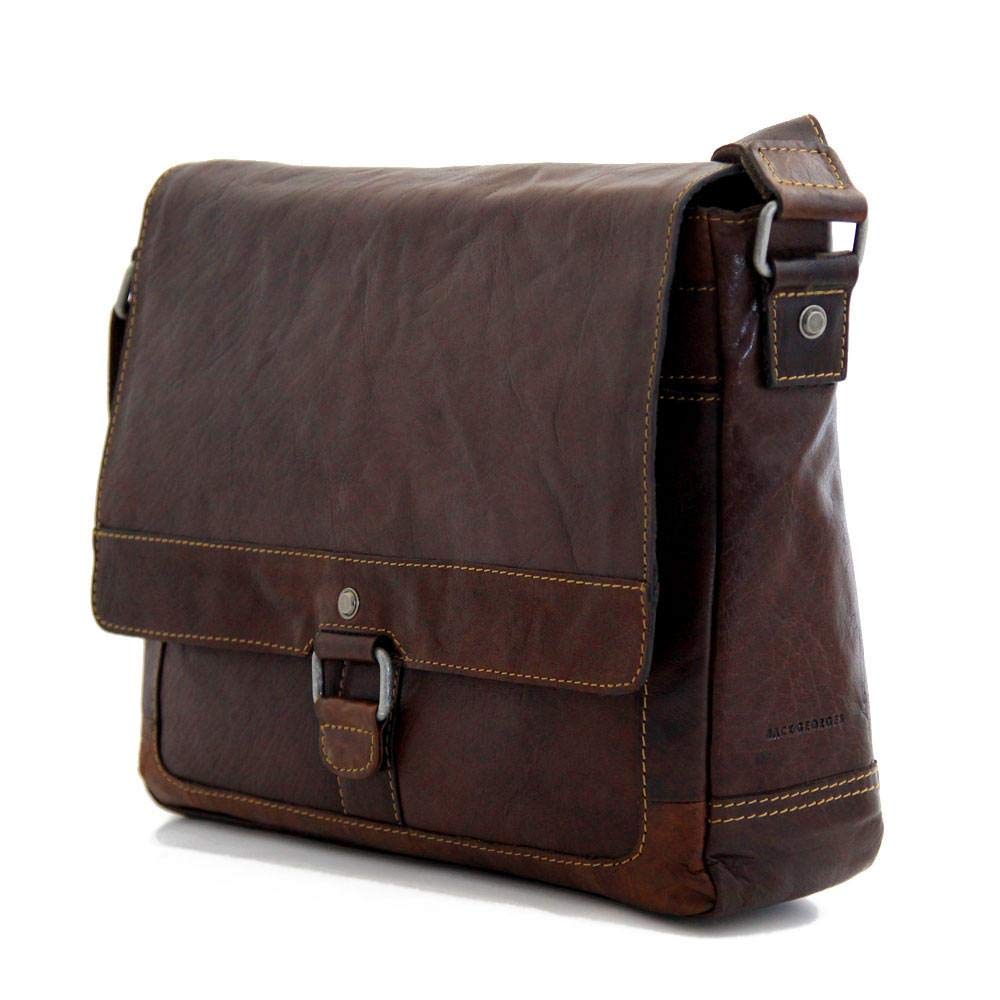 Jack Georges Voyager Messenger Bag #7314 (Brown)