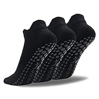 Unisex Yoga Socks,Non Slip Grip Pilates Socks,Women And Men (Size M,L,XL)