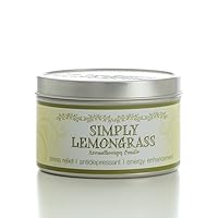 Our Own Candle Company Soy Wax Aromatherapy Candle, Simply Lemongrass, 6.5 Ounce