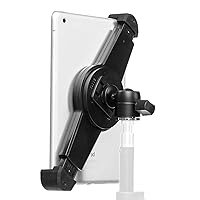 GRIFITI NOOTLE Universal Tablet Mount & Mini Ball Head Adjustable Holder Male RETROFIT fits 3/8 or 1/4 20 tripods monopods and Standard Tablets and Ipad Mount 7-11 inch