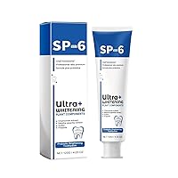 Sp-6 Ultra Whitening, Sp 6 Toothpaste, Ultra Whitening Toothpaste Sp - 6, Probiotic Brightening Toothpaste,Deep Cleaning Care Toothpaste,Fresh Breath (120G)