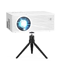 Mini Projector with 5G WiFi and Bluetooth (with Tripod), 1080P Supported 10000Lm Outdoor Projector, Portable Movie Projector Compatible with TV Stick, iOS, Android, PS5, HDMI, USB