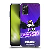 Head Case Designs Officially Licensed How to Train Your Dragon Plasma Blast II Hiccup and Toothless Soft Gel Case Compatible with Samsung Galaxy A03s (2021)
