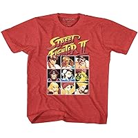 American Classics Street Fighter 8Bit Vintage Red Youth T-Shirt Tee