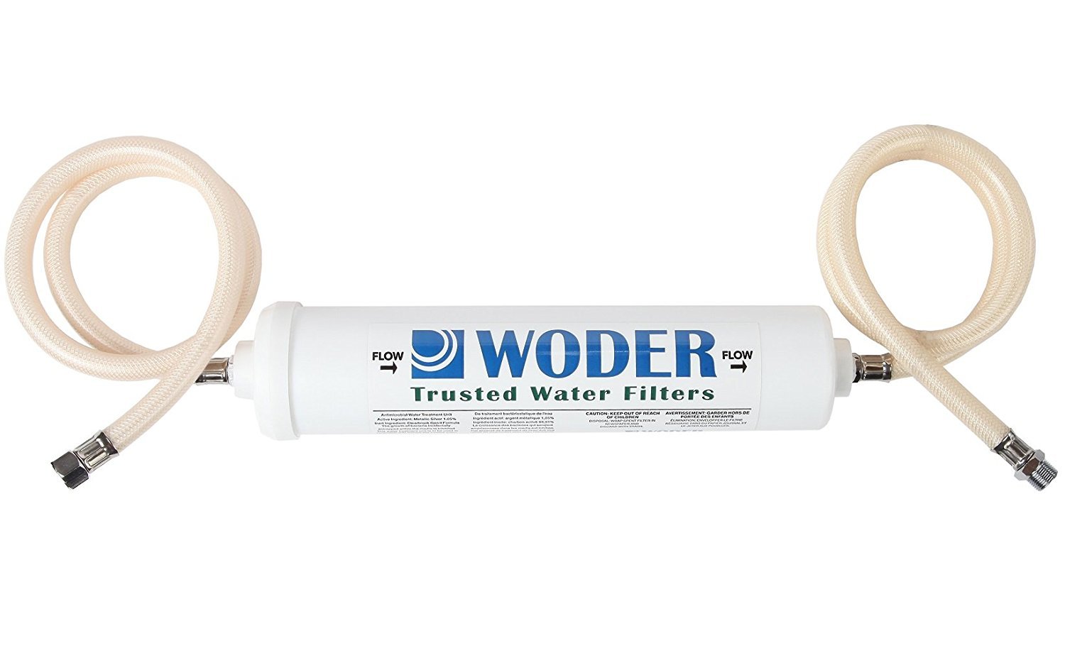 Woder WD-4K-ADV-DC Ultra High Capacity Under Sink Water Filter with Direct Connect Fittings - WQA Certified 4,000gal – Removes Chlorine, Lead, Chro...