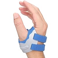 Velpeau Thumb Support Brace - CMC Joint Stabilizer Orthosis, Spica Splint for Osteoarthritis, Instability, Tendonitis, Arthritis Pain Relief for Women Men, Comfortable, Adjustable (Right Hand, Large)