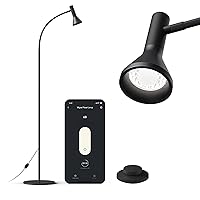 WYZE LED Floor Lamp, Bright Floor Lamps for Living Room with Timer, Stepless Adjustable 4000K Brightness Standing Lamp with Remote & APP Control Reading Modern Floor Lamps for Bedroom Office