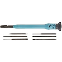 Moody Tools 55-0314 7 Pieces Interchangeable ESD-Safe Slotted Driver Set, 0.025
