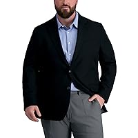 Haggar Men's The Active Series Classic Fit Gabardine Blazer (Regular and Big and Tall Sizes)